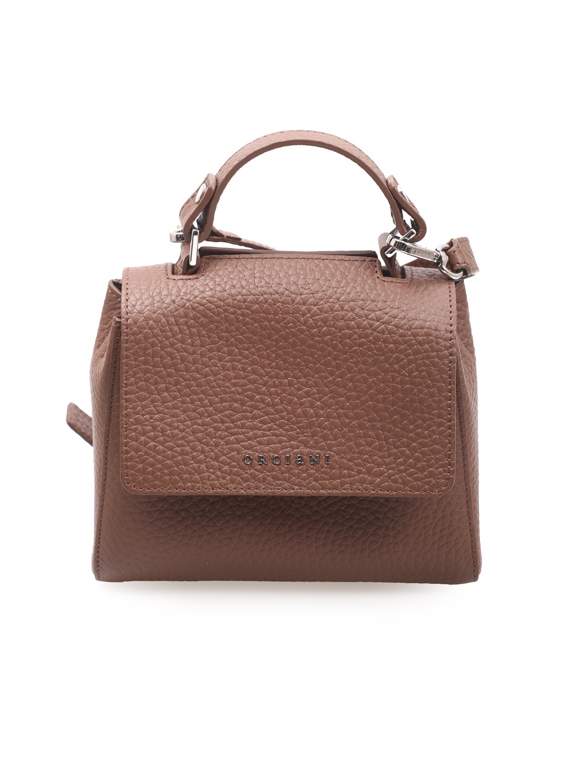 shop ORCIANI  Borsa: Orciani borsa Sveva Soft Mini a mano in pelle con tracolla.
Apertura a scomparsa da cui accedere alla borsa senza sollevare la patta.
Chiusura a patta con bottone magnetico.
Tasca interna con zip.
Dimensioni: Larghezza: 20 cm / Altezza: 15 cm / Profondità: 8 cm.
Composizione: 100% pelle.
Made in Italy.. B02019 SOF-CARRUBA number 1588717